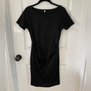 Pinkblush Black Short Sleeve Maternity Dress Size S